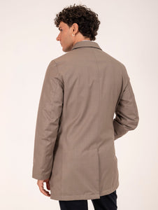 Cappotto Montecore in Lana Extrafine 120's Tortora