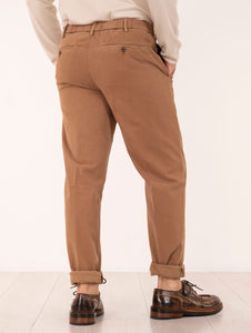 Pantalone Myths in Cotone e Cashmere Cammello