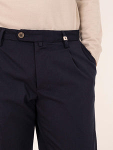 Pantalone Chino Myths in Viscosa Blu