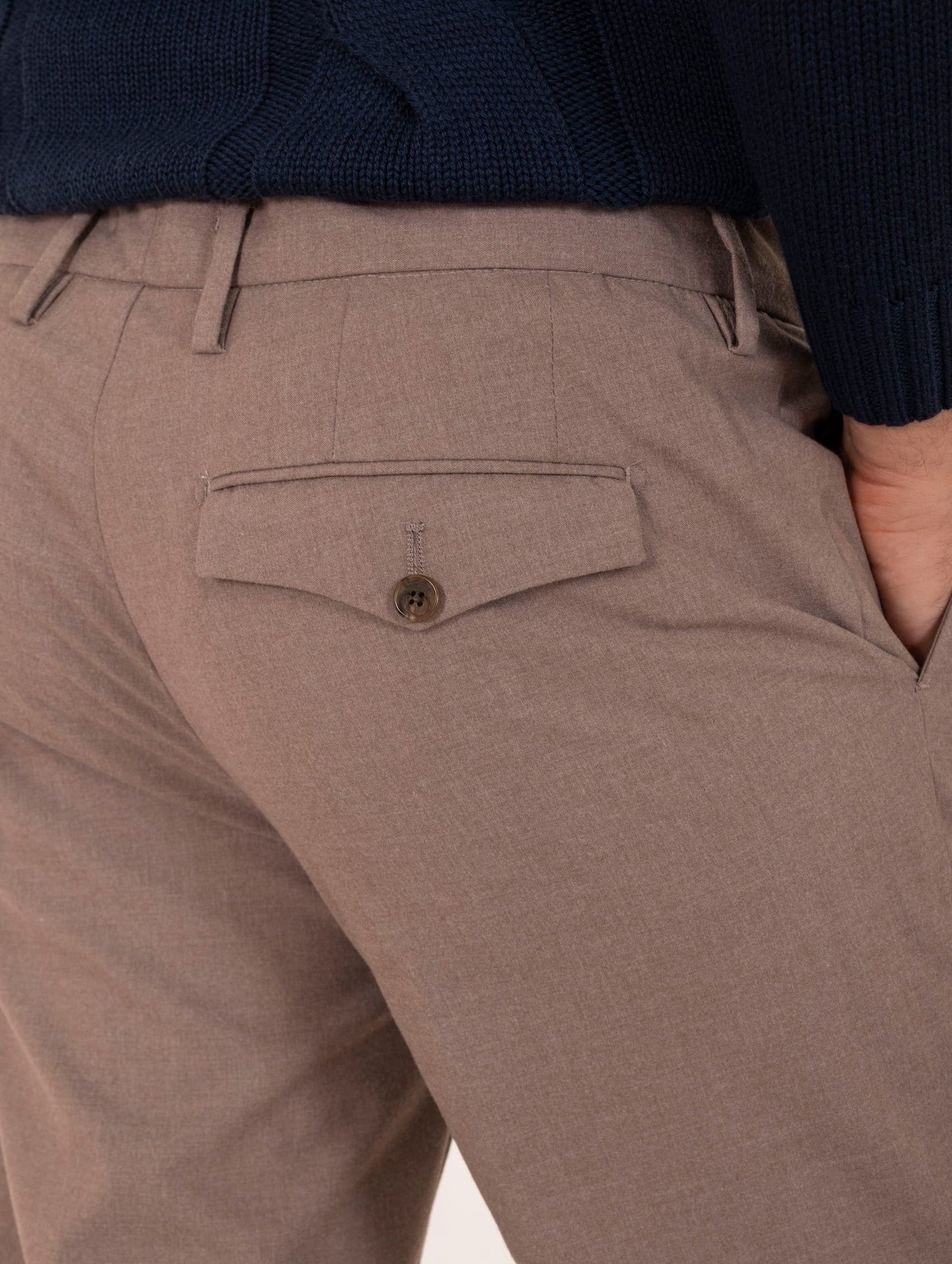 Pantalone Chino Myths in Viscosa Tortora