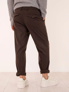 Pantalone Chino Myths in Viscosa Marrone