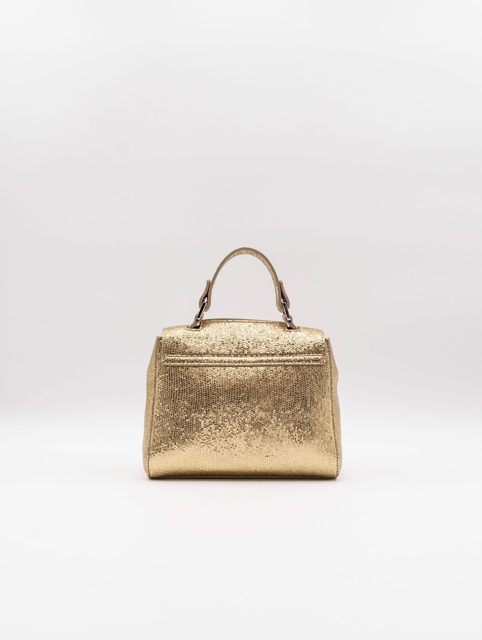 Borsa Sveva Orciani Soft Mini in Pelle Metallica Oro