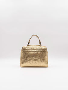 Borsa Sveva Orciani Soft Mini in Pelle Metallica Oro