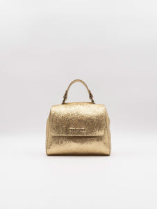 Borsa Sveva Orciani Soft Mini in Pelle Metallica Oro