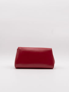 Clutch Gossip Vanity Orciani in Pelle Rosso