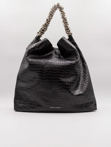 Borsa Orciani Cocco Sense in Pelle Nera