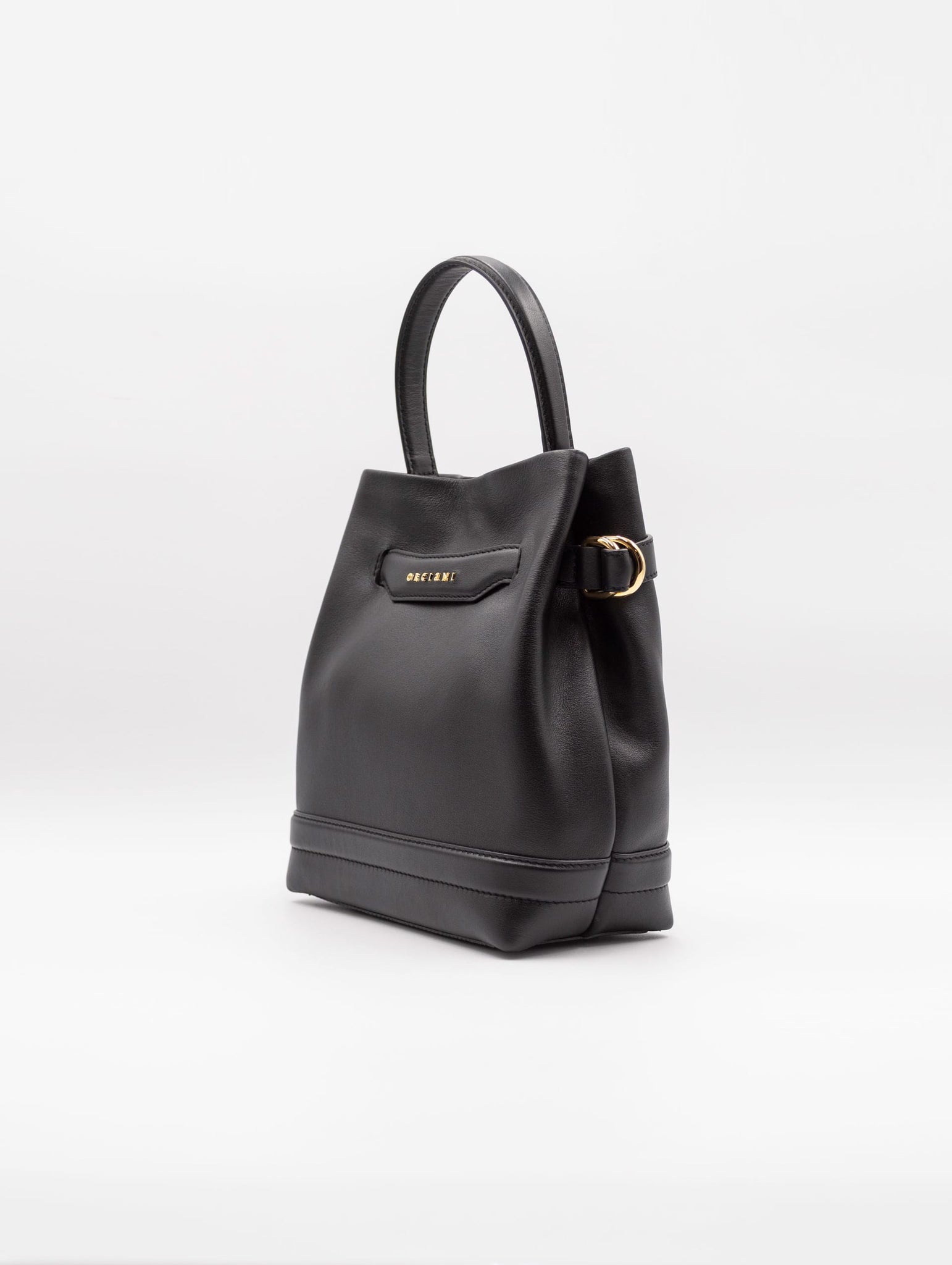 Borsa Becky S Orciani in Pelle Nera