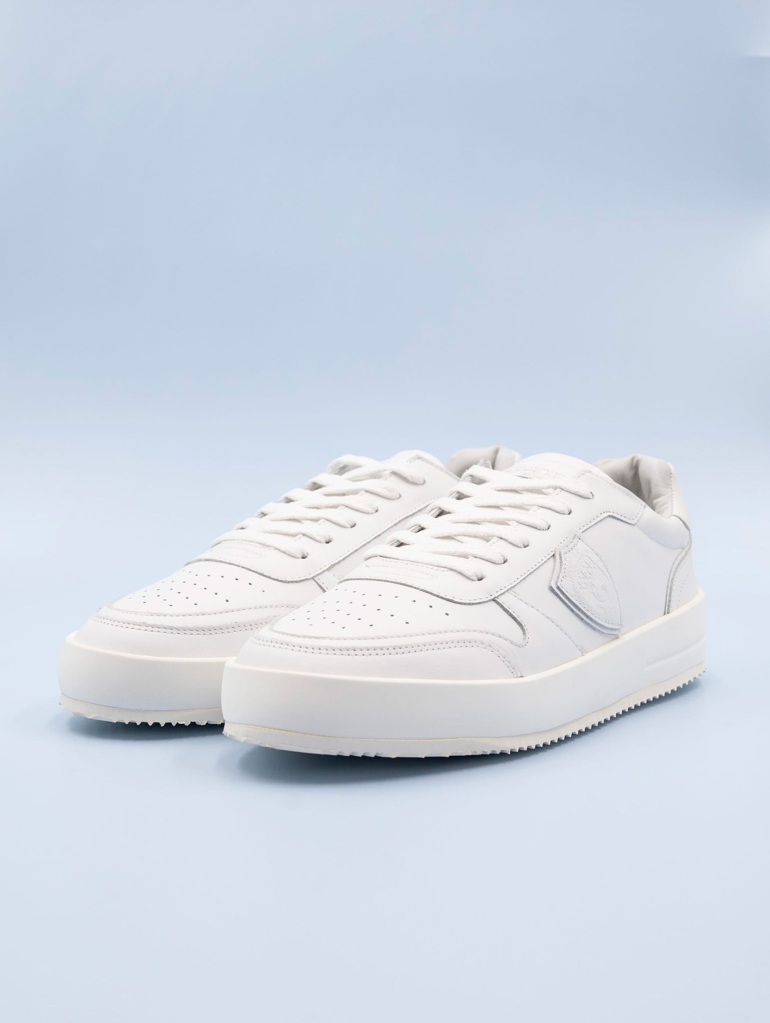 Sneakers Philippe Model Nice in Pelle Bianca