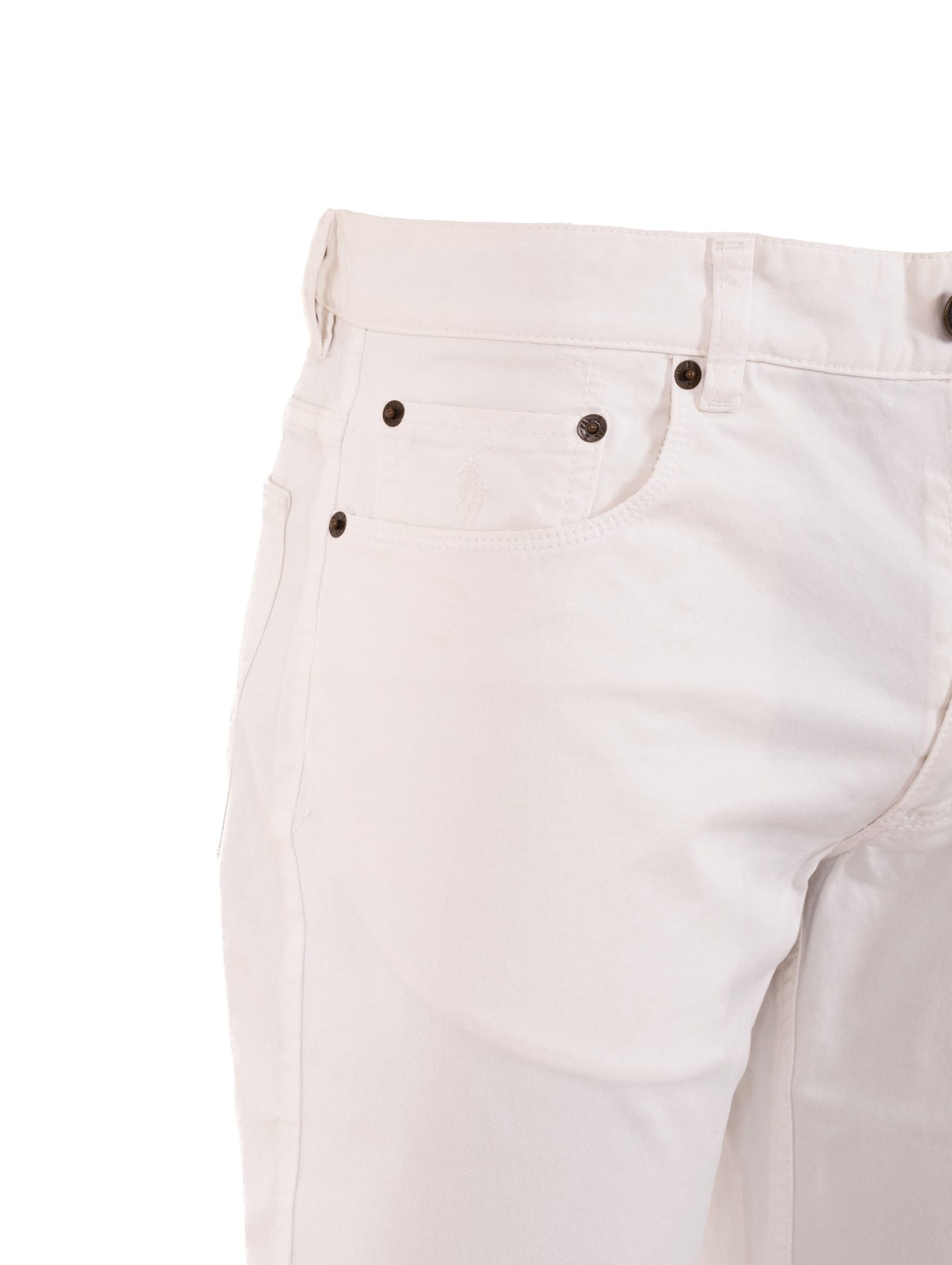 Pantalone Slim Polo Ralph Lauren Bianco