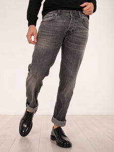 Jeans Re-Hash in Cotone Stretch Denim Nero