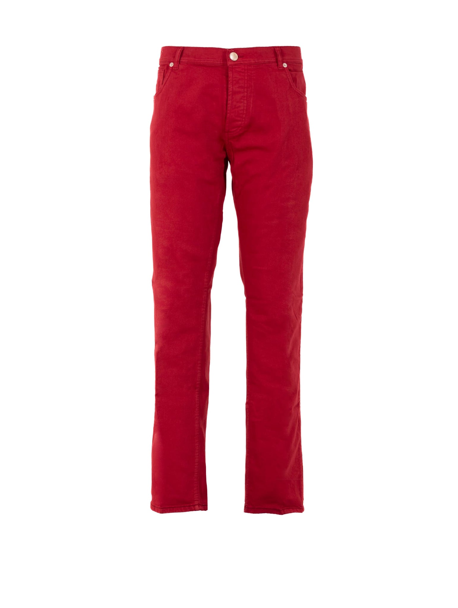 Pantalone Richard J. Brown in Cotone Rosso