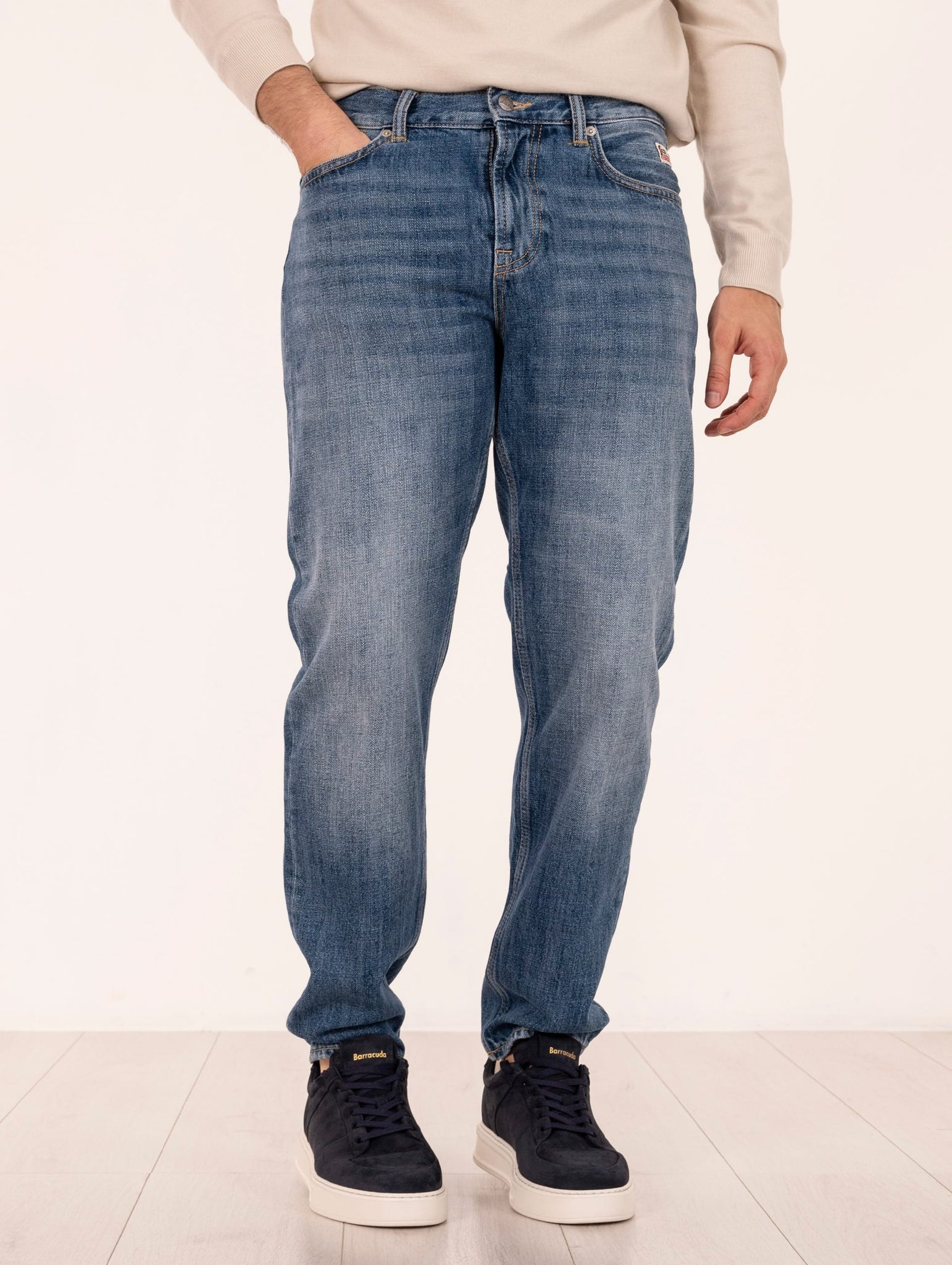 Jeans Roy Roger's Rocks Re-Search Denim Medio