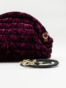 Borsa Astrid Double Via Mail Bag Bordeaux