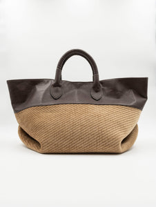 Borsa Marlene Stone Via Mail Bag Marrone e Beige