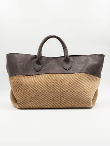 Borsa Marlene Stone Via Mail Bag Marrone e Beige