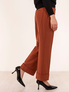 Pantalone Via Masini 80 in Lana Ruggine