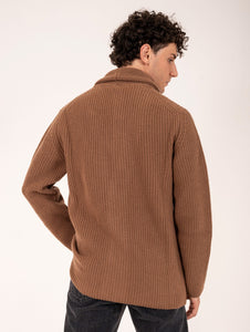 Cardigan Zanieri in Lana e Cashmere Vicuna