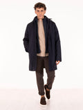 People of Shibuya Hokkaido Trench in Navy Technical Wool