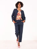 Pantalone Alessia Santi in Cotone Blu