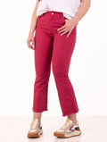 Pantalone Zampetta White Wise in Cotone Ciliegie
