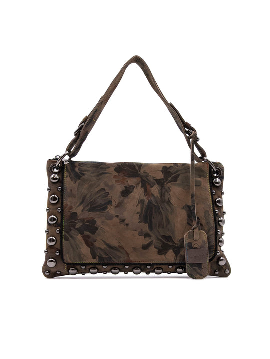 Borsa Alessia Santi con Stampa e Borchie