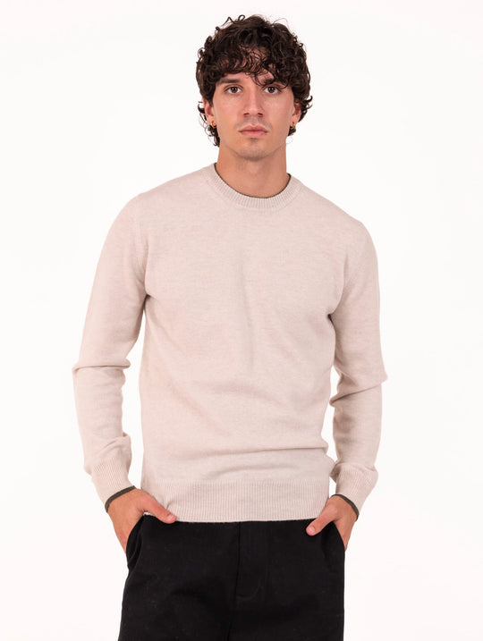 Maglia Alpha Studio in Lana Geelong Burro