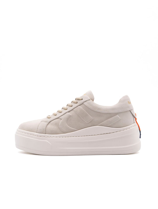 Sneakers Mary Lou Barracuda in Suede Gesso