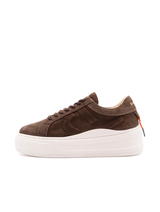 Sneakers Mary Lou Barracuda in Suede Testa di Moro