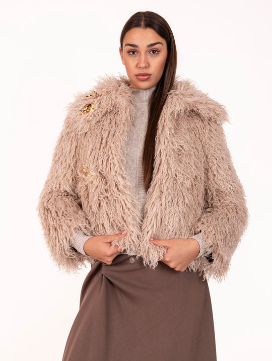 Eco Pelliccia Bye Firenze Beige