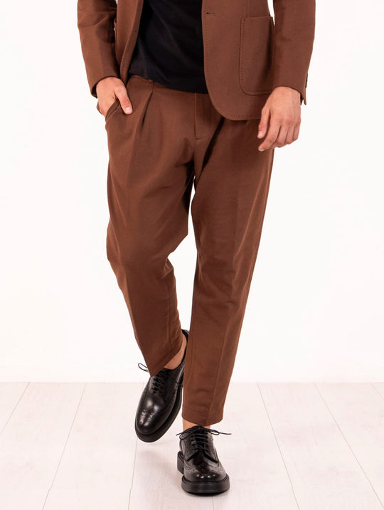 Pantalone Circolo 1901 in Jersey Stretch Mocha
