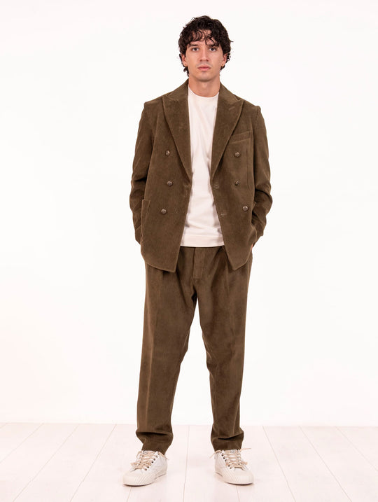 Pantalone Circolo 1901 in Velluto a Coste The Verde