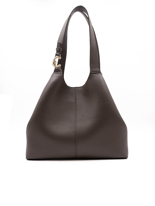 Borsa C-Easy Large Coccinelle in Pelle Martellata Fango