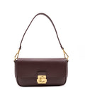 Borsa C-Me Lock Medium Coccinelle in Pelle Martellata Berry