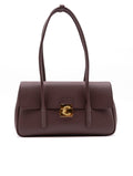 Borsa C-Me Lock Large Coccinelle in Pelle Berry
