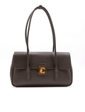 Borsa C-Me Lock Large Coccinelle in Pelle Fango