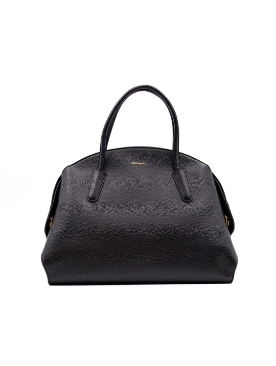 Borsa Coccinelle in Pelle Martellata Nera