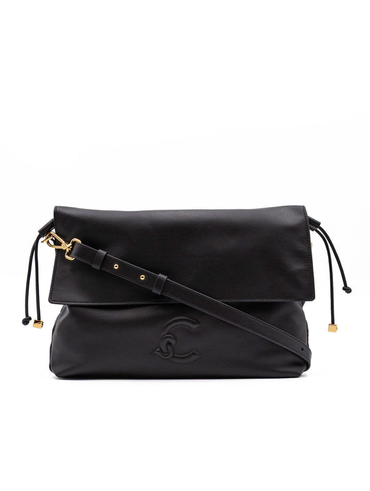 Borsa Lidia Small Coccinelle in Pelle Nera