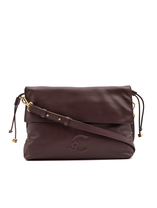 Borsa Lidia Small Coccinelle in Pelle Berry
