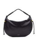 Borsa Thess Large Coccinelle in Pelle Martellata Nera