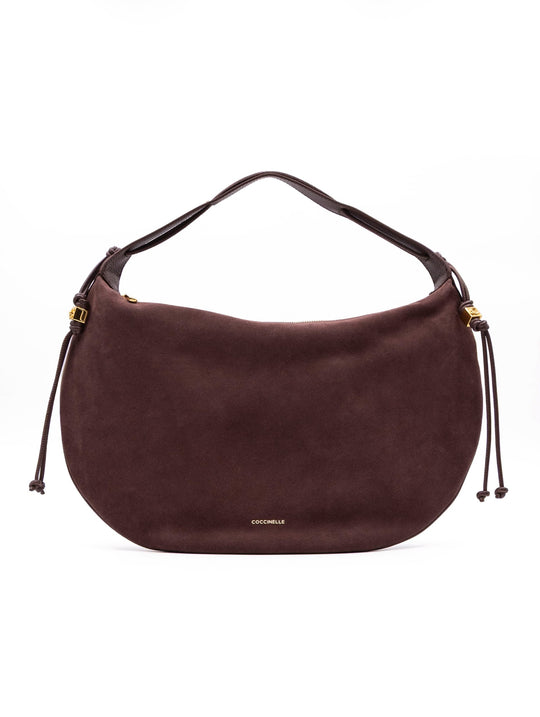 Borsa Thess Large Coccinelle in Suede Berry