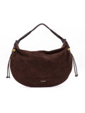Borsa Thess Large Coccinelle in Suede Testa di Moro