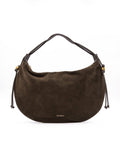 Borsa Thess Large Coccinelle in Suede Fango