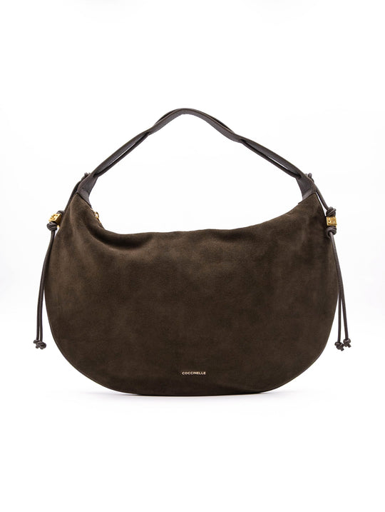 Borsa Thess Large Coccinelle in Suede Fango