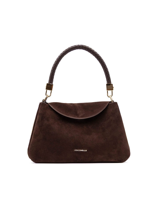 Borsa Tiggy Small Coccinelle in Suede Berry