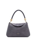 Borsa Tiggy Small Coccinelle in Suede Grigia