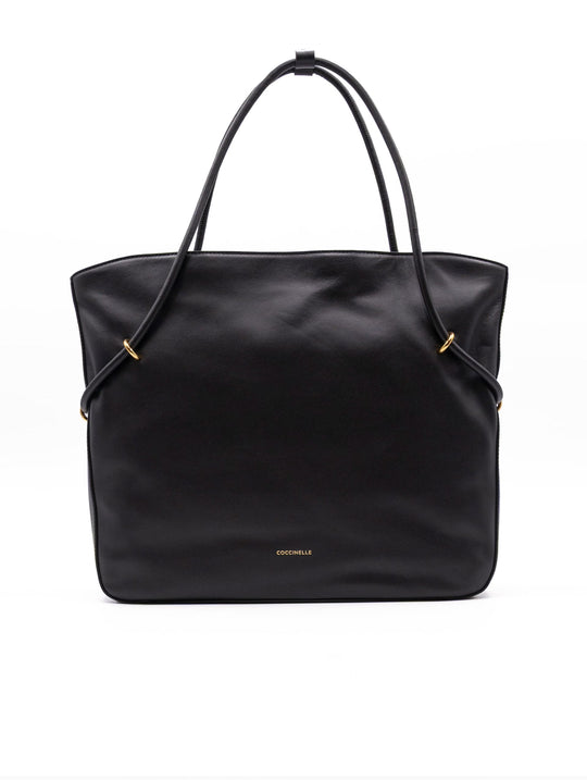 Borsa Lizzie Medium Coccinelle in Pelle Nera