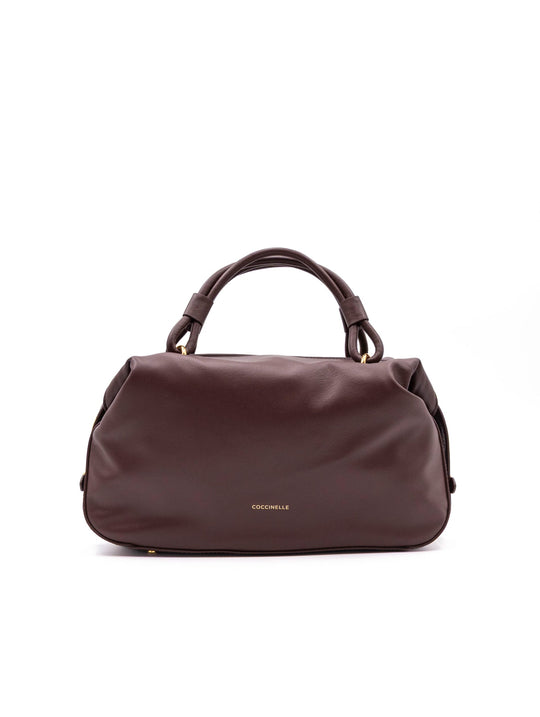 Borsa Lizzie Small Coccinelle in Pelle Berry