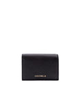 Portafoglio Mini Metallic Small Coccinelle in Pelle Nero