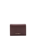 Portafoglio Mini Metallic Small Coccinelle in Pelle Berry