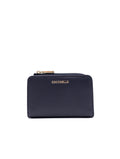 Portafoglio Metallic Small Coccinelle in Pelle Blu